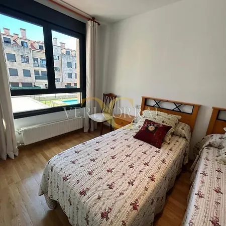 Piso Con Terraza Y Piscina En La Tala * Llanes