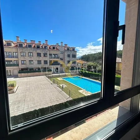 Piso Con Terraza Y Piscina En La Tala * Llanes